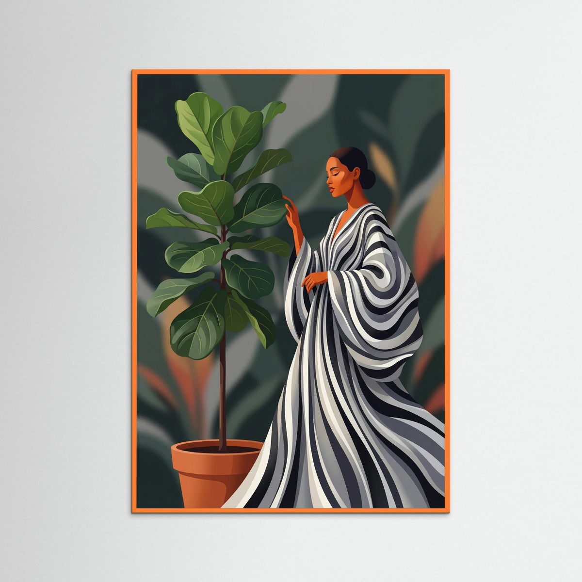 Orange Wood Botanical Muse