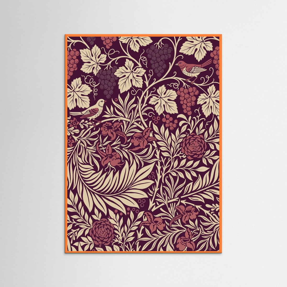 Orange Wood Botanical Rhapsody