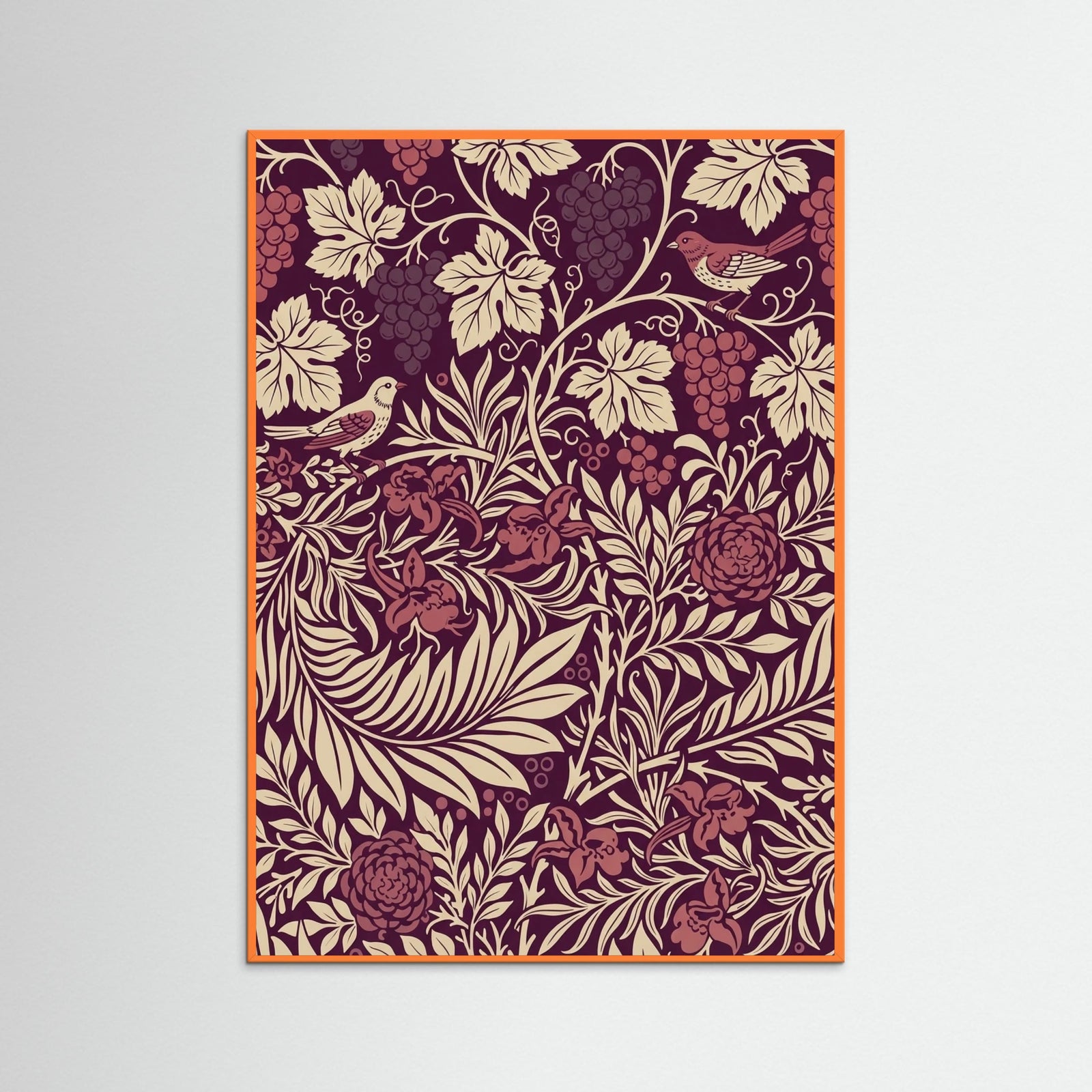 Orange Wood Botanical Rhapsody