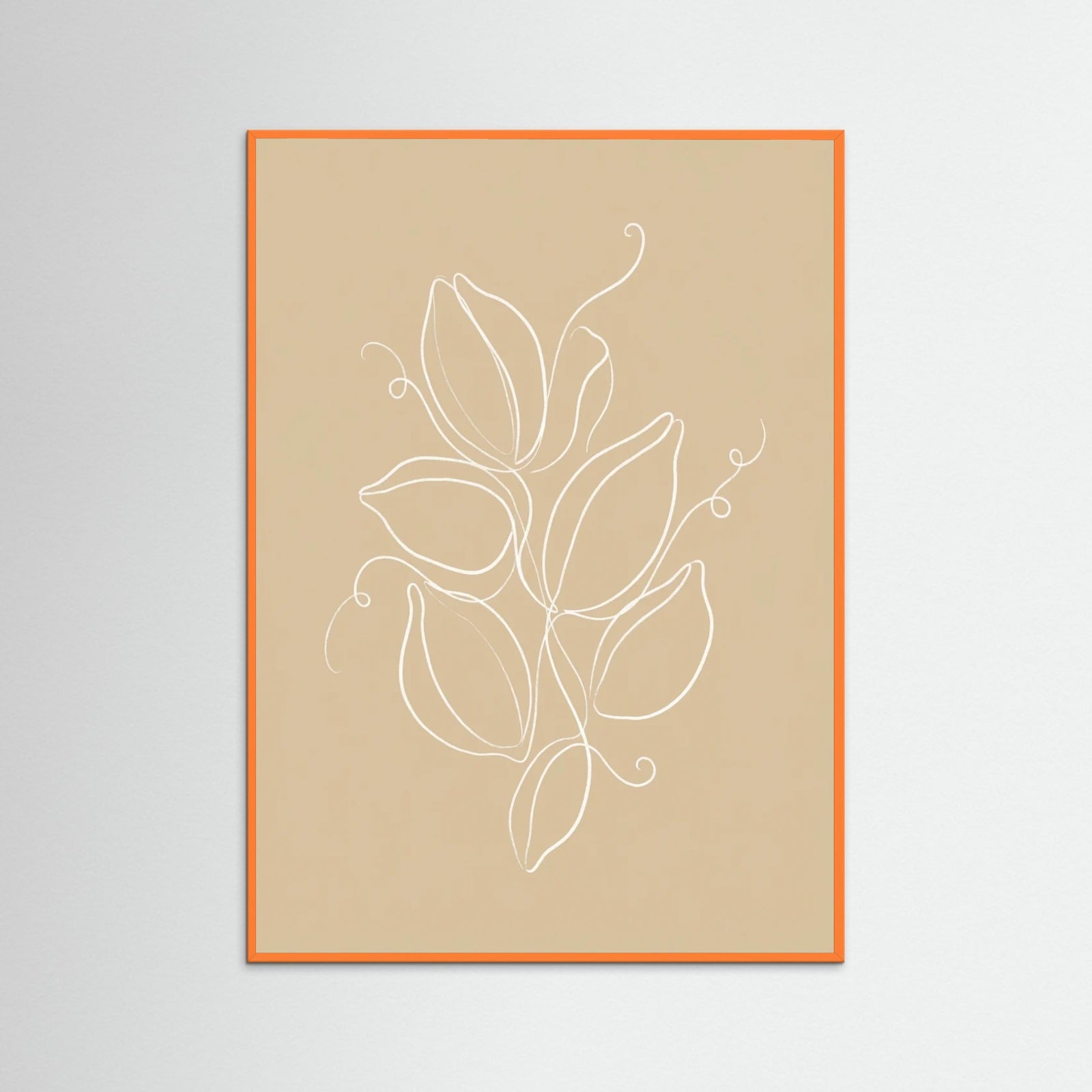 Orange Wood Botanical Simplicity