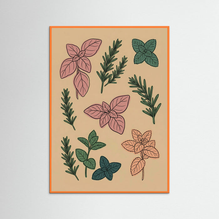 Orange Wood Botanical Sketchbook