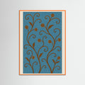 Orange Wood Botanical Vines