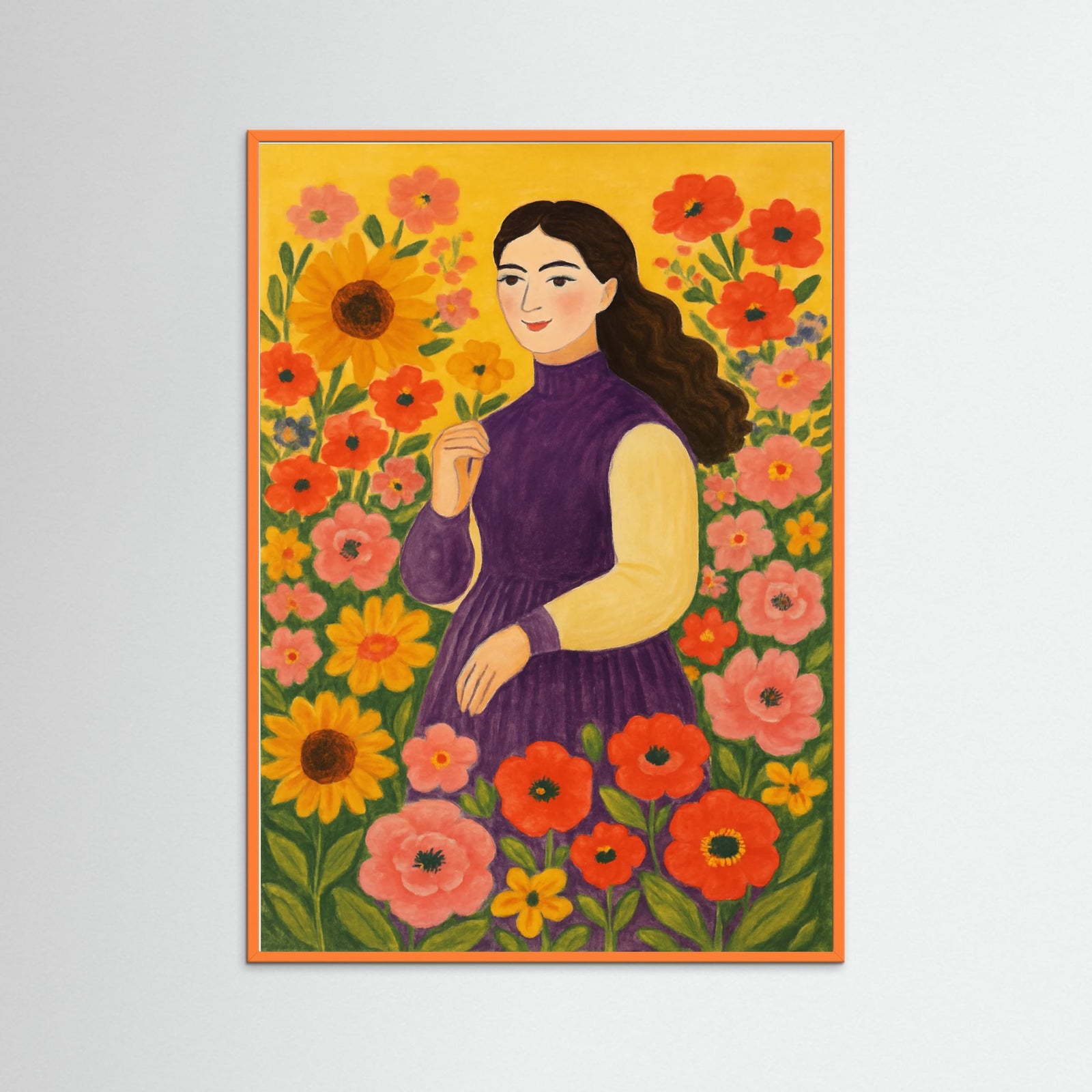 Orange Wood Bountiful Garden