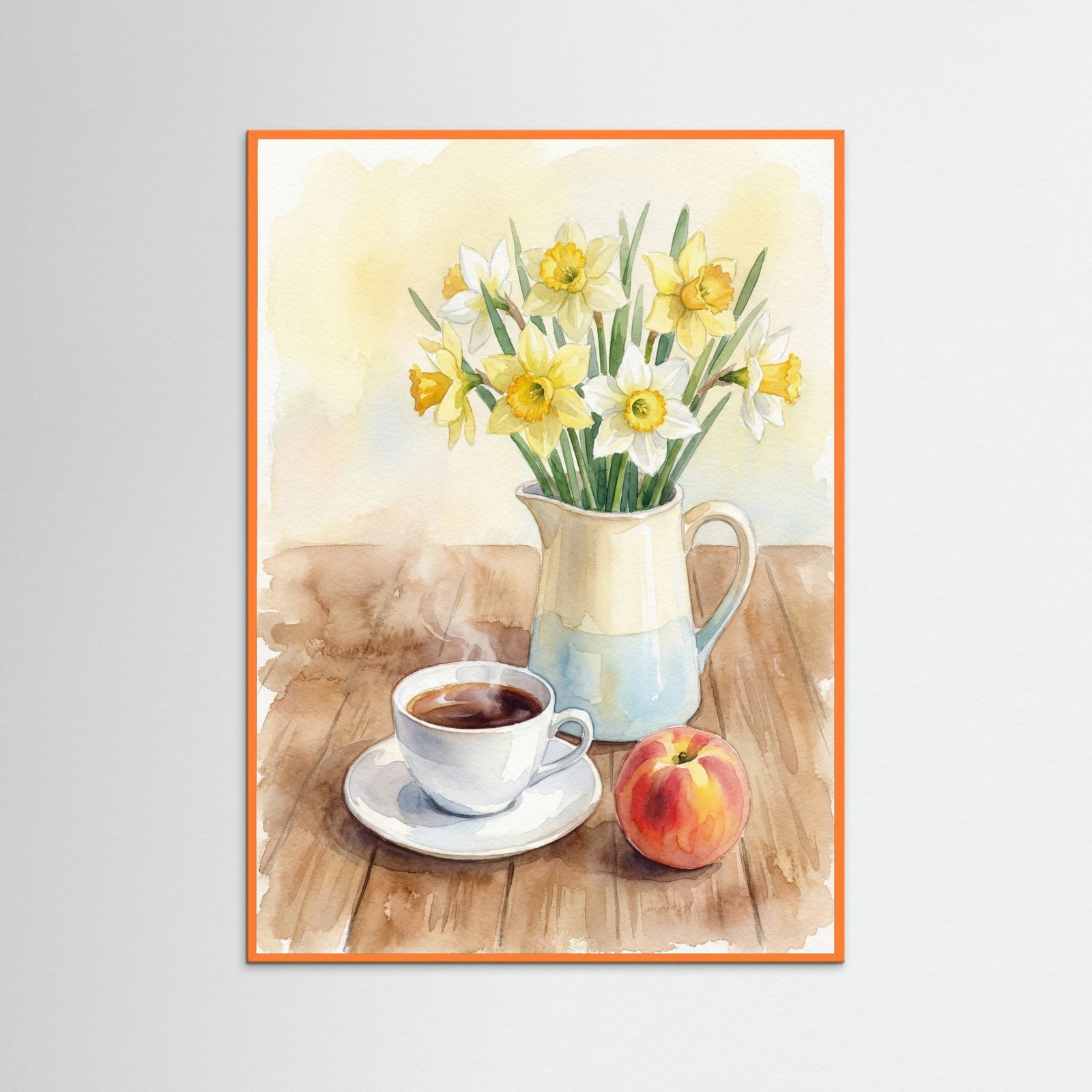 Orange Wood Breakfast Serenity