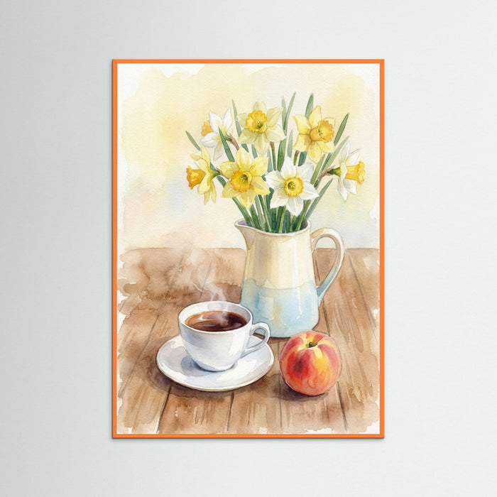 Orange Wood Breakfast Serenity