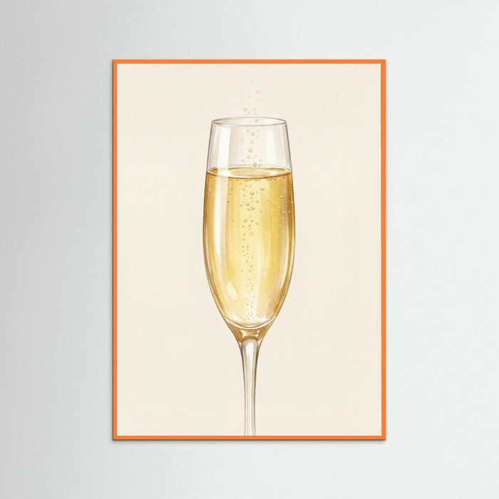 Orange Wood Bubbly Celebrations
