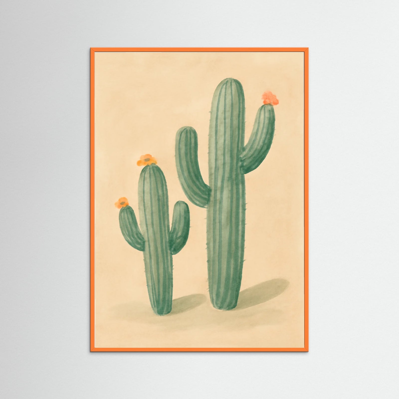Orange Wood Cactus Harmony