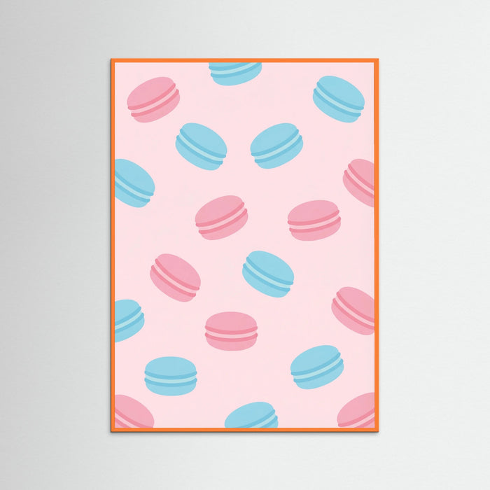 Orange Wood Candy Bear Grid