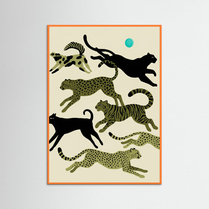 Orange Wood Canine Pursuit