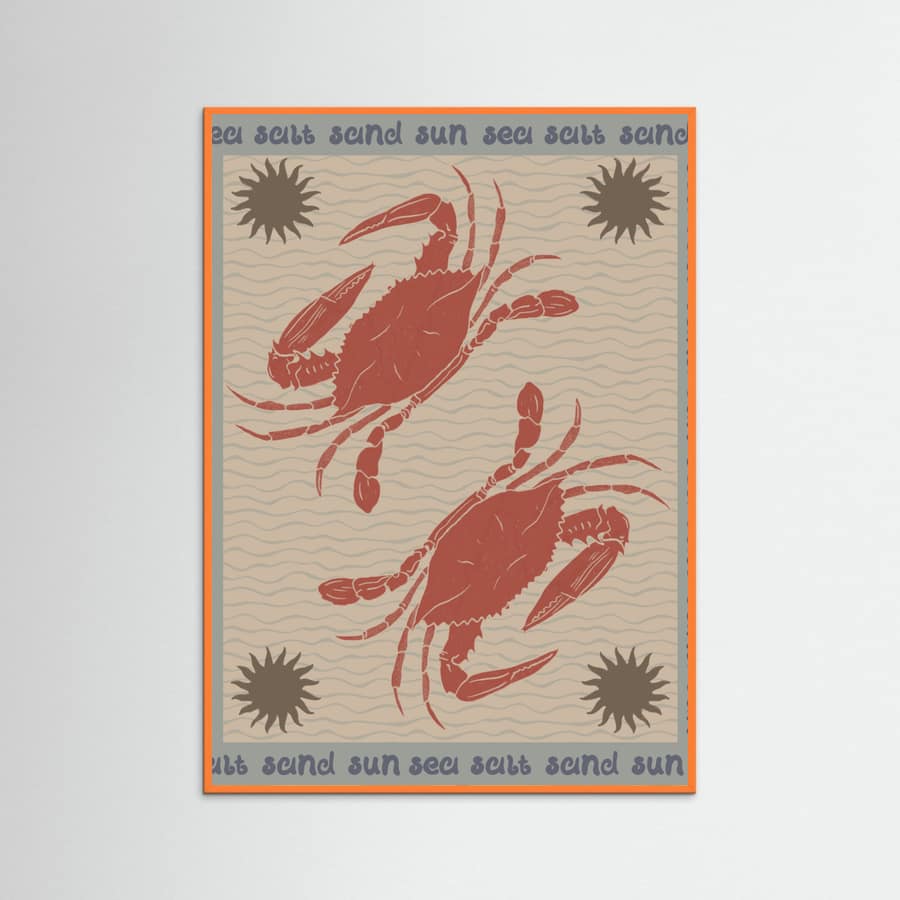 Carbs marine life Poster – poster and art print