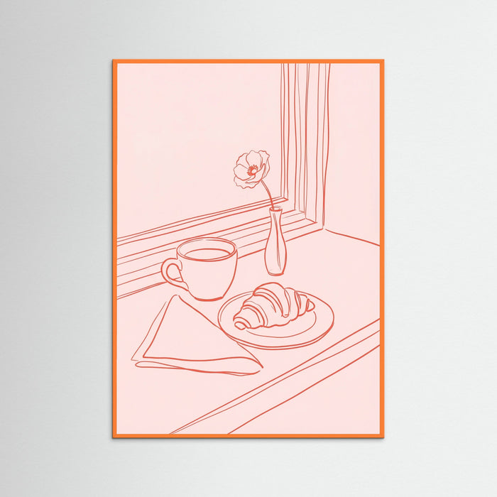 Orange Wood Casual Moment