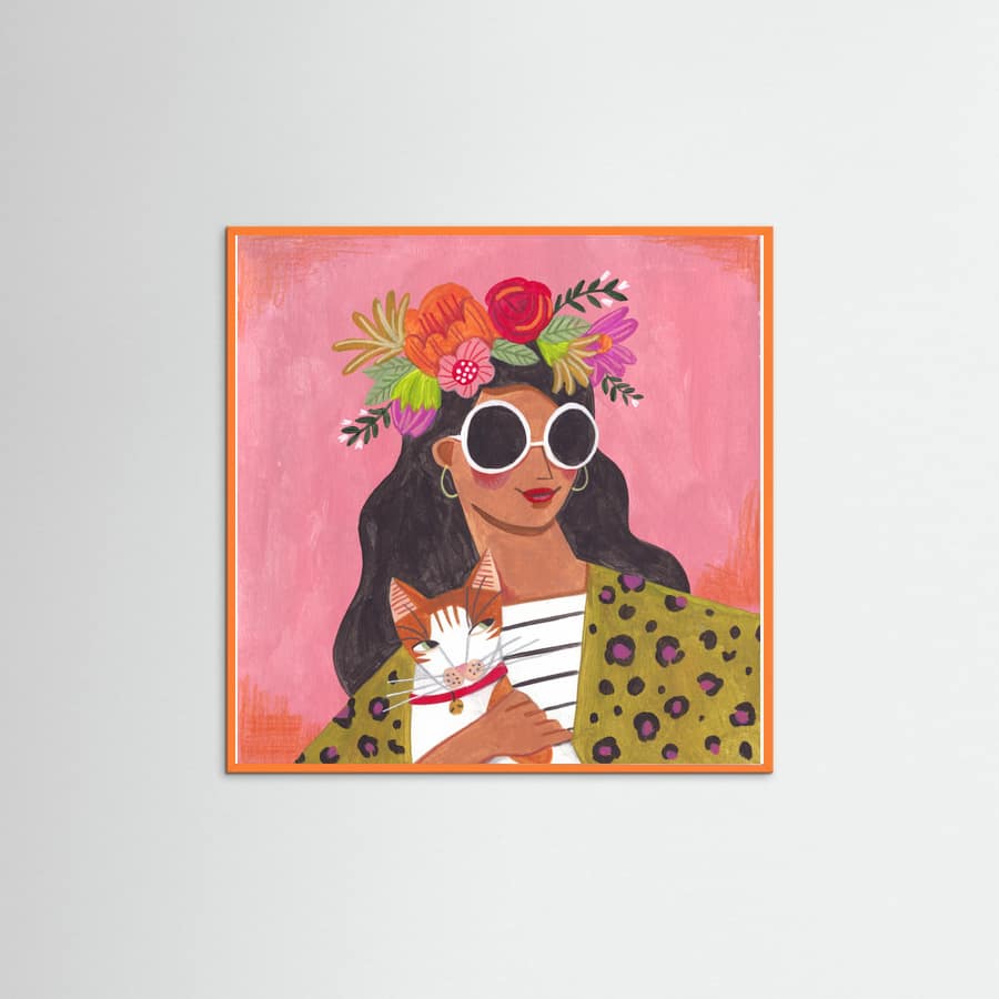 Póster Cat lady – póster e impresión artística