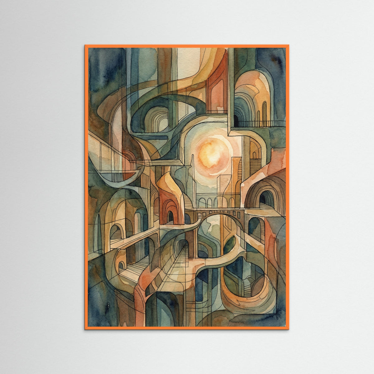 Orange Wood Celestial Architecture