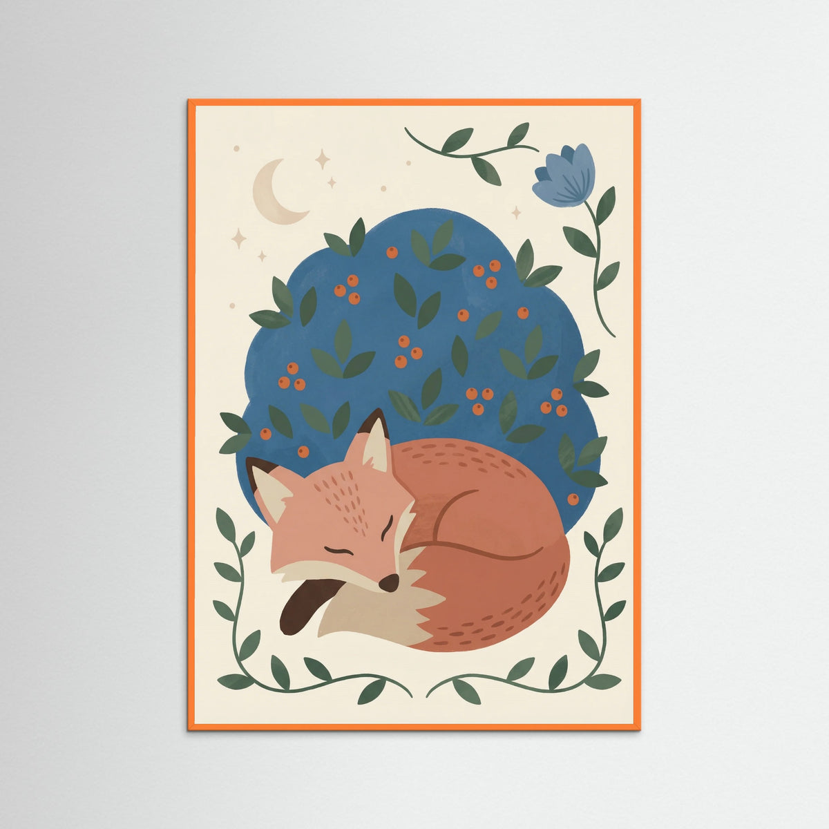 Orange Wood Celestial Duck