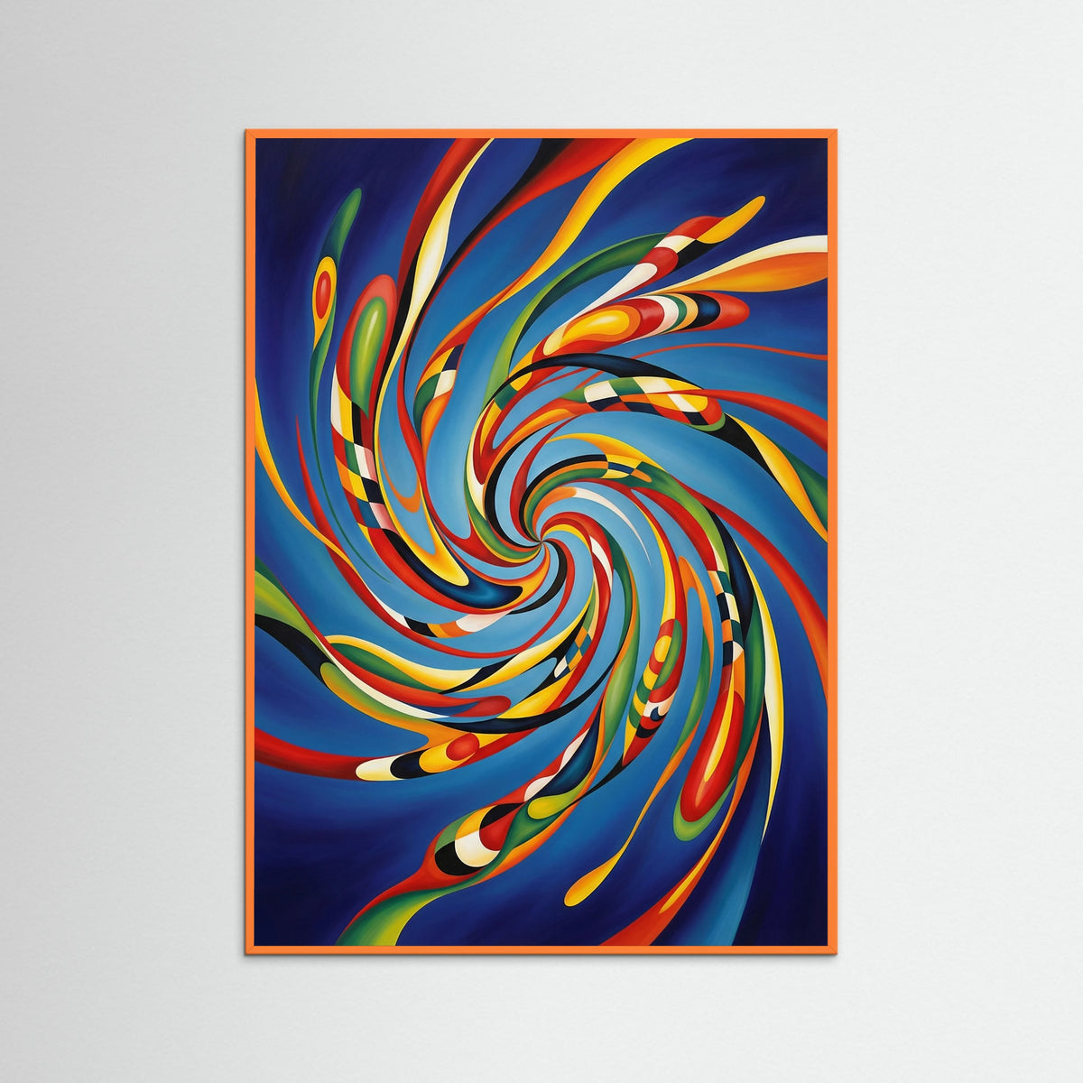 Orange Wood Celestial Forms
