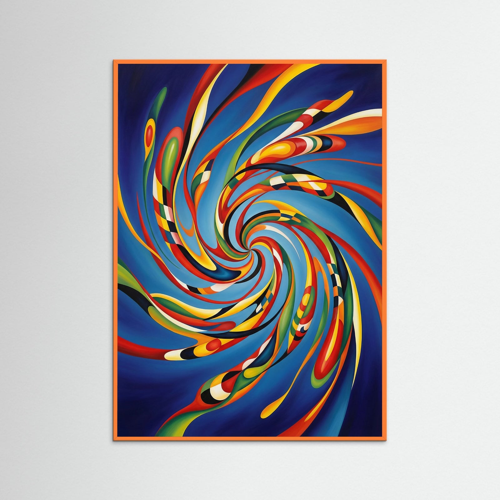 Orange Wood Celestial Forms