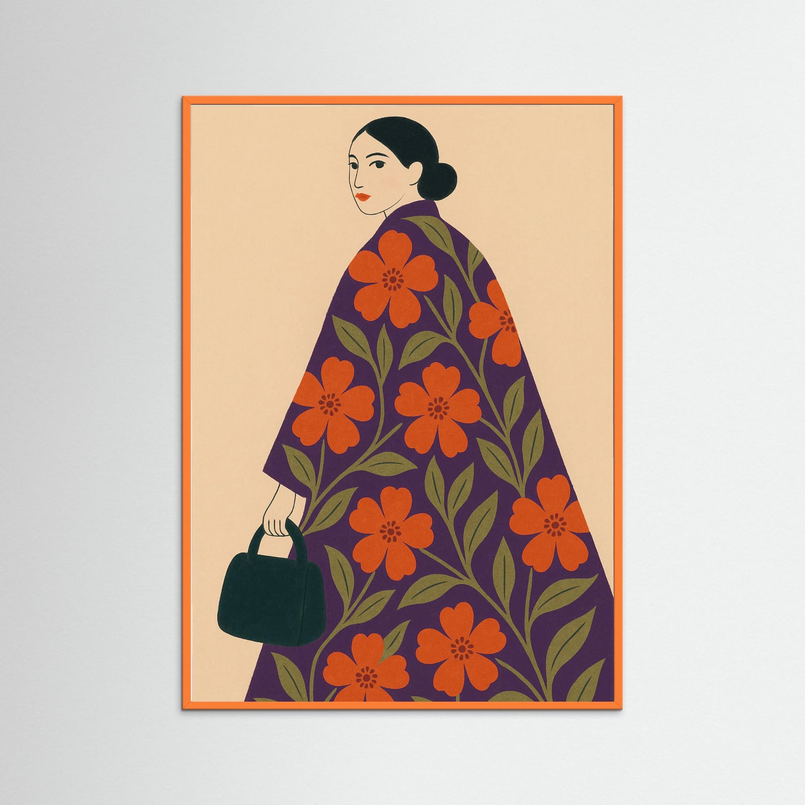 Orange Wood Chic Bluebell