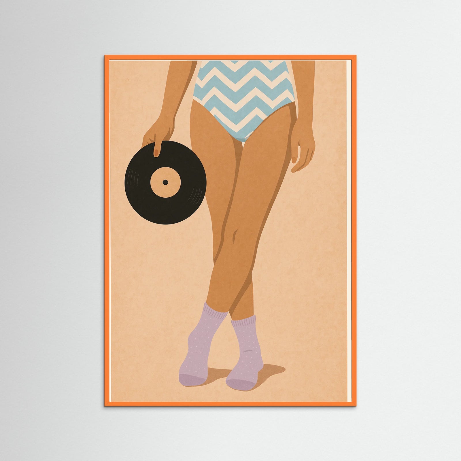 Orange Wood Chic Relaxation