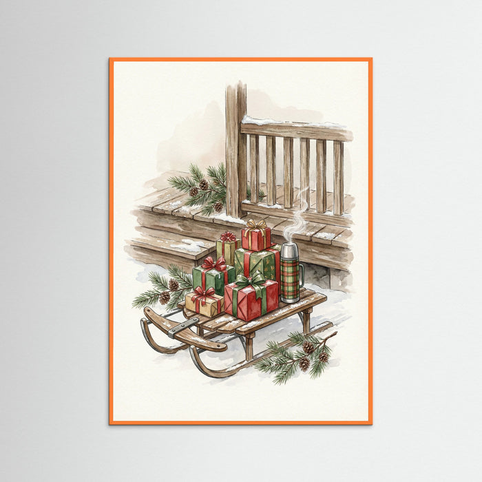 Orange Wood Christmas Drive