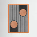 Circles on black background 2 Poster – poster and art print