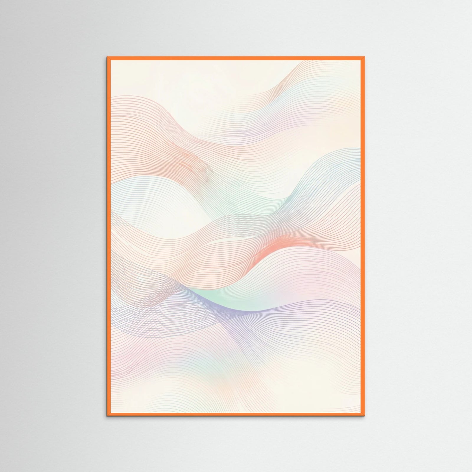 Orange Wood Circular Harmony