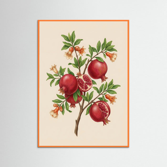 Orange Wood Citrus Bloom Study