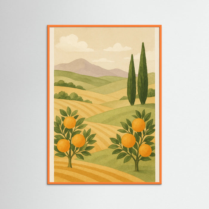 Orange Wood Citrus Dreamscape