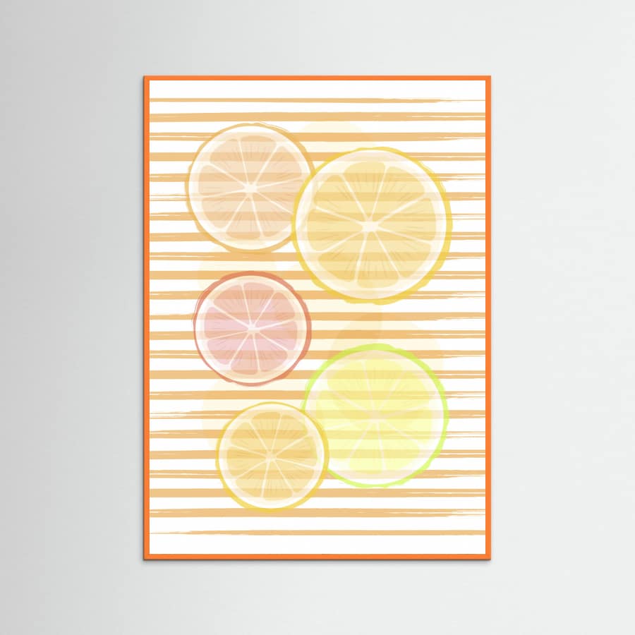 Citrus Poster – poster and art print