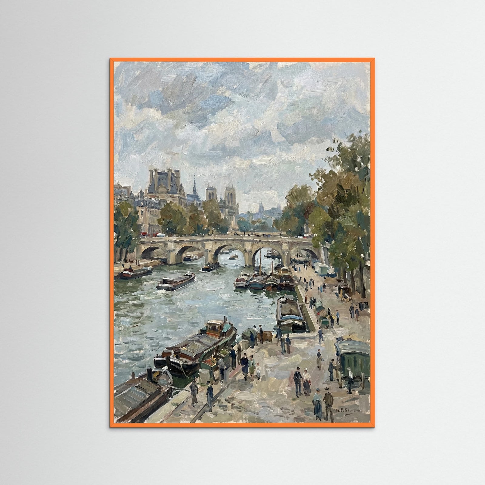 Orange Wood City Light