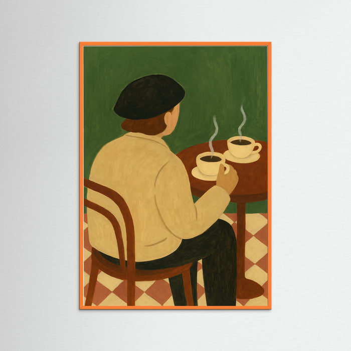 Orange Wood City Pause