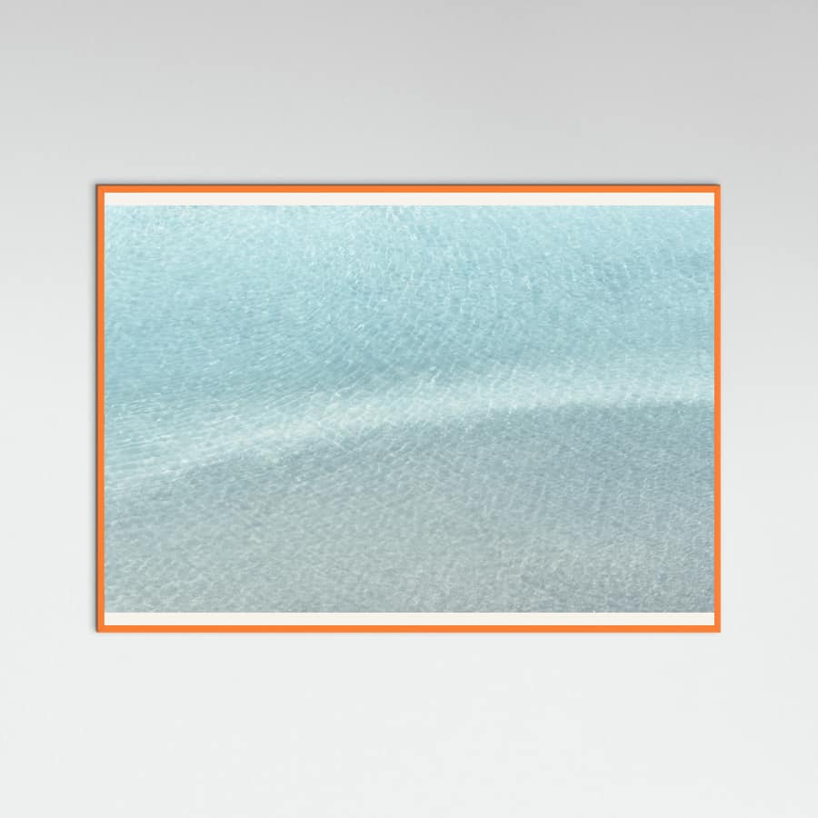Clear sea water Poster – poster and art print