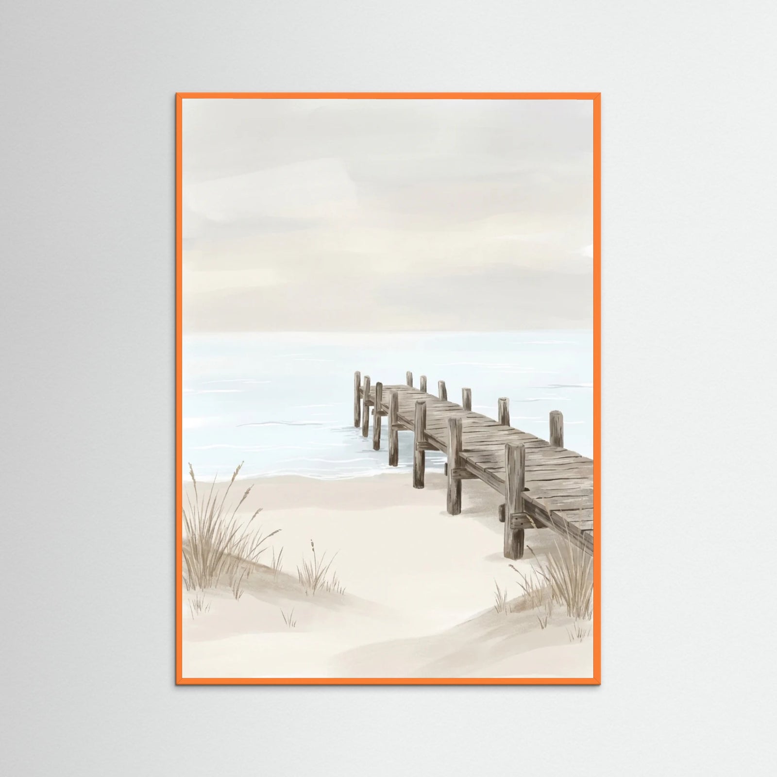Orange Wood Coastal Beacon