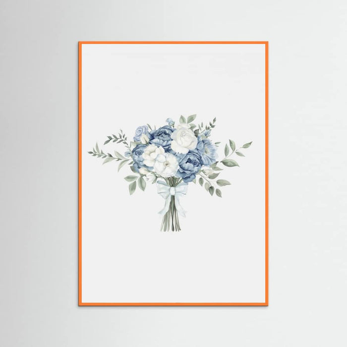 Coastal Bouquet With Bow Poster – poster and art print