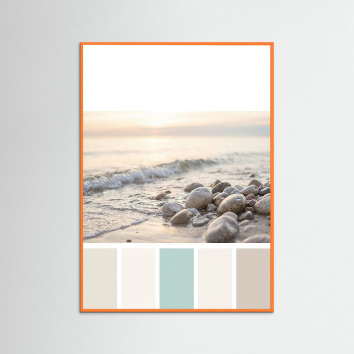Orange Wood Coastal Glow