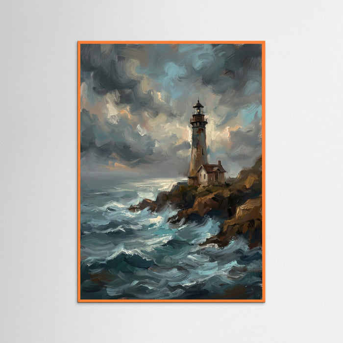 Orange Wood Coastal Grandeur