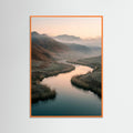 Orange Wood Coastal Horizon