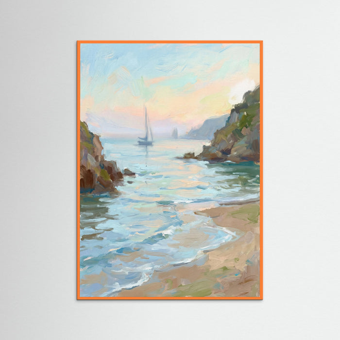 Orange Wood Coastal Reverie