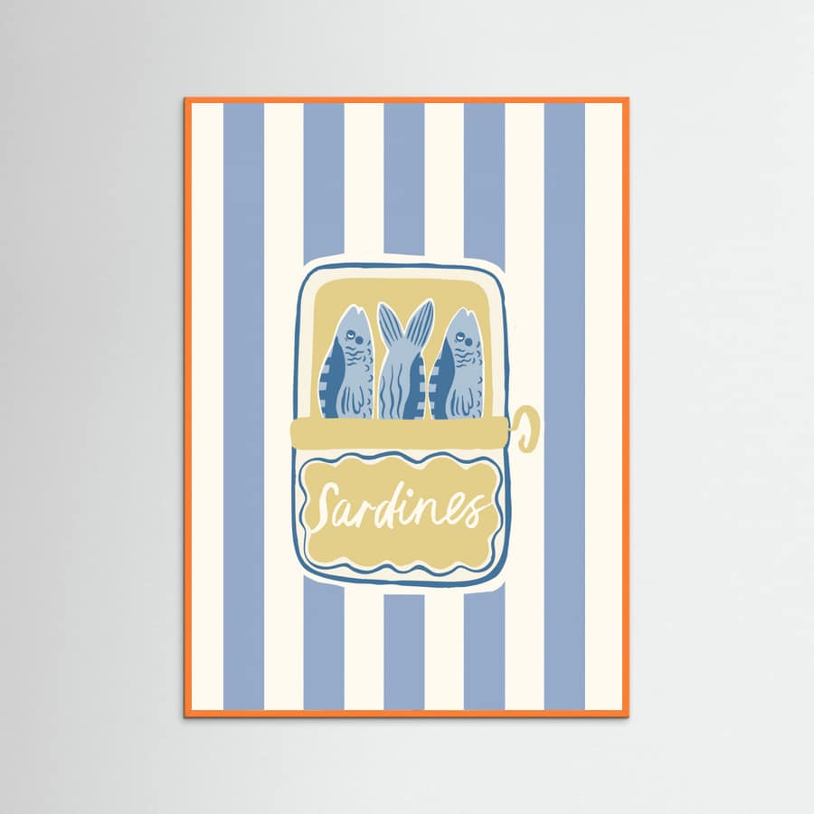 Coastal Sardines Poster – plakat og kunsttryk