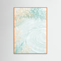Orange Wood Coastal Serenity