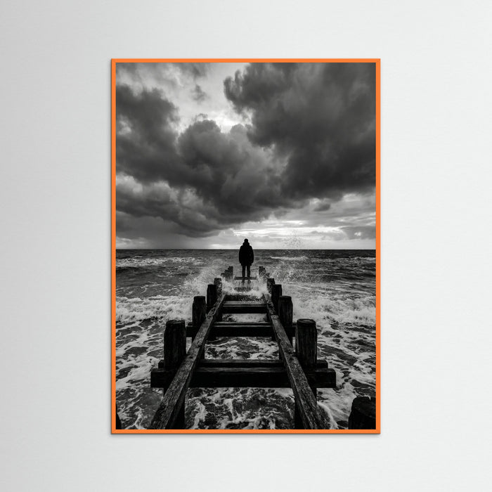 Orange Wood Coastal Solitude