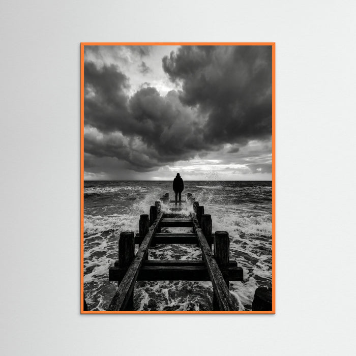 Orange Wood Coastal Solitude