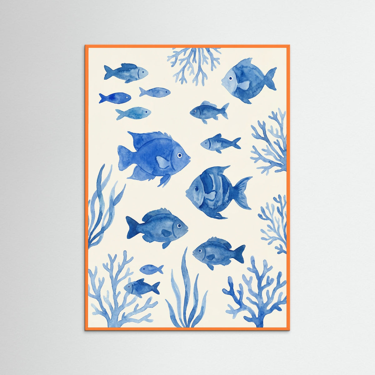 Orange Wood Coastal Treasures