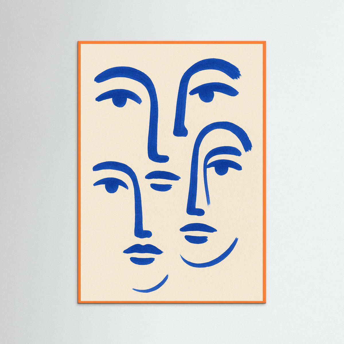 Orange Wood Cobalt Tranquility