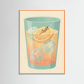 Orange Wood Cocktail Oasis