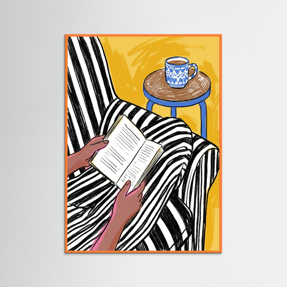 Orange Wood Coffee Break Style