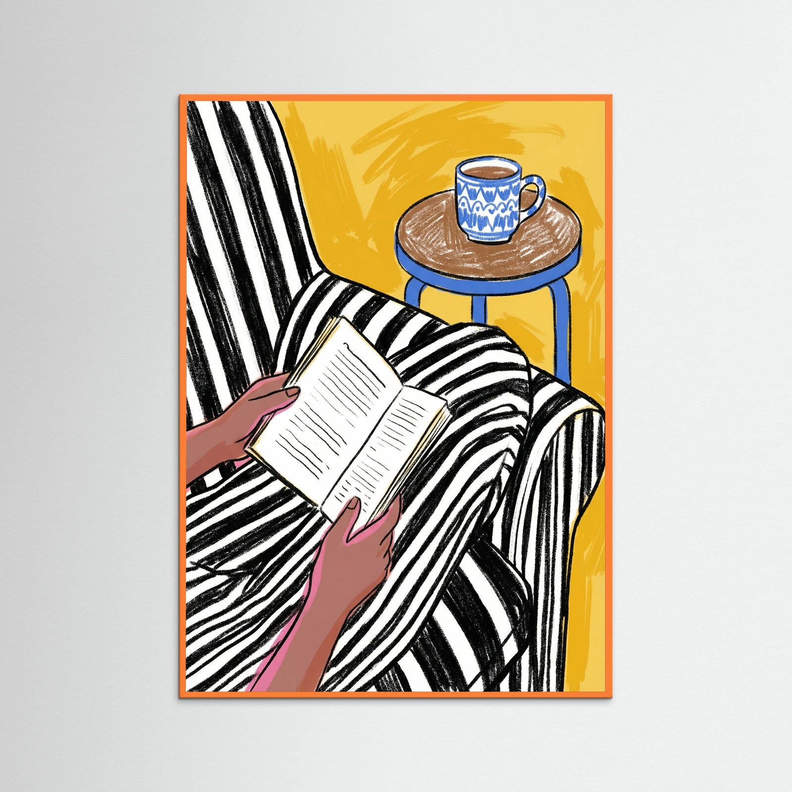 Orange Wood Coffee Break Style