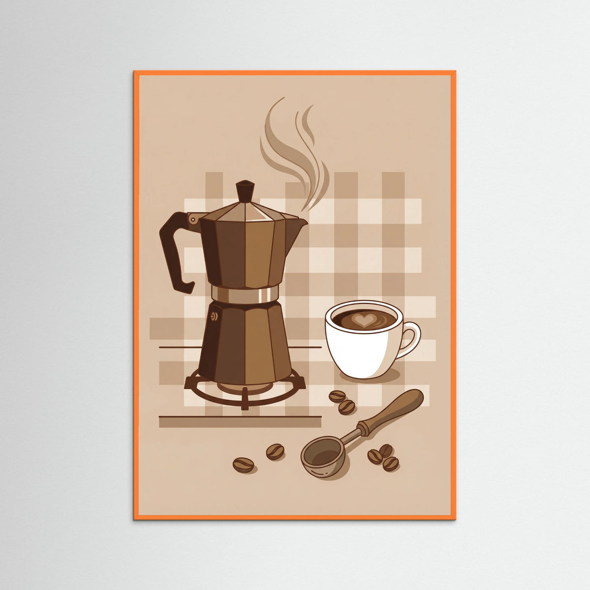 Orange Wood Coffee Essentials