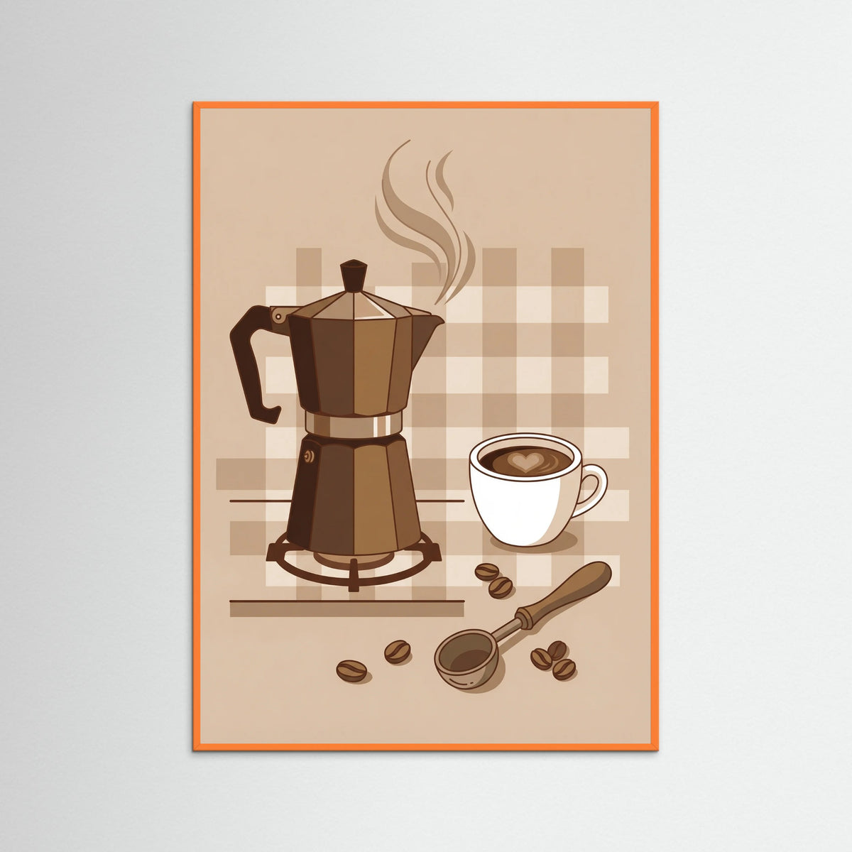 Orange Wood Coffee Essentials