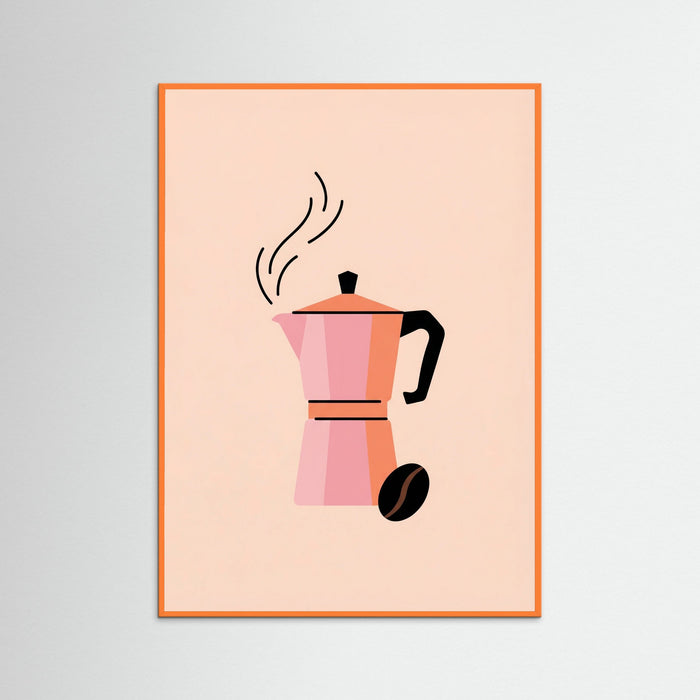 Orange Wood Coffee Mood