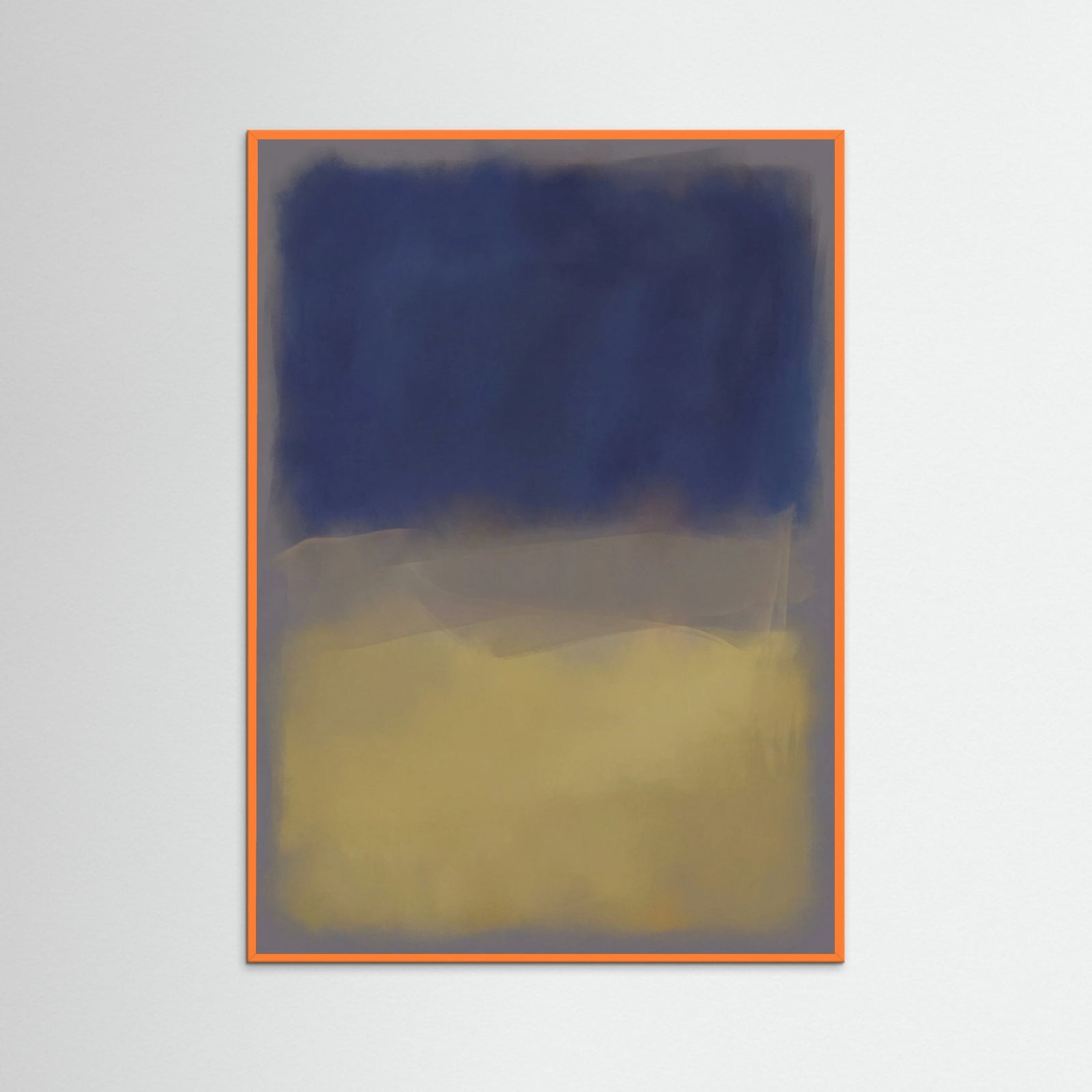 Orange Wood Color Field Depth